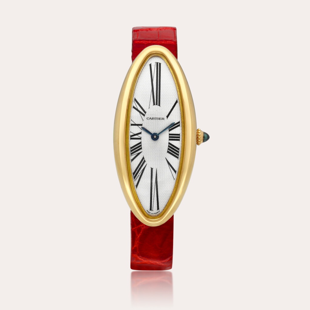 View full screen - View 1 of Lot 2157. Baignoire Allongée, Reference 2674 | A yellow gold wristwatch, Circa 2005.
