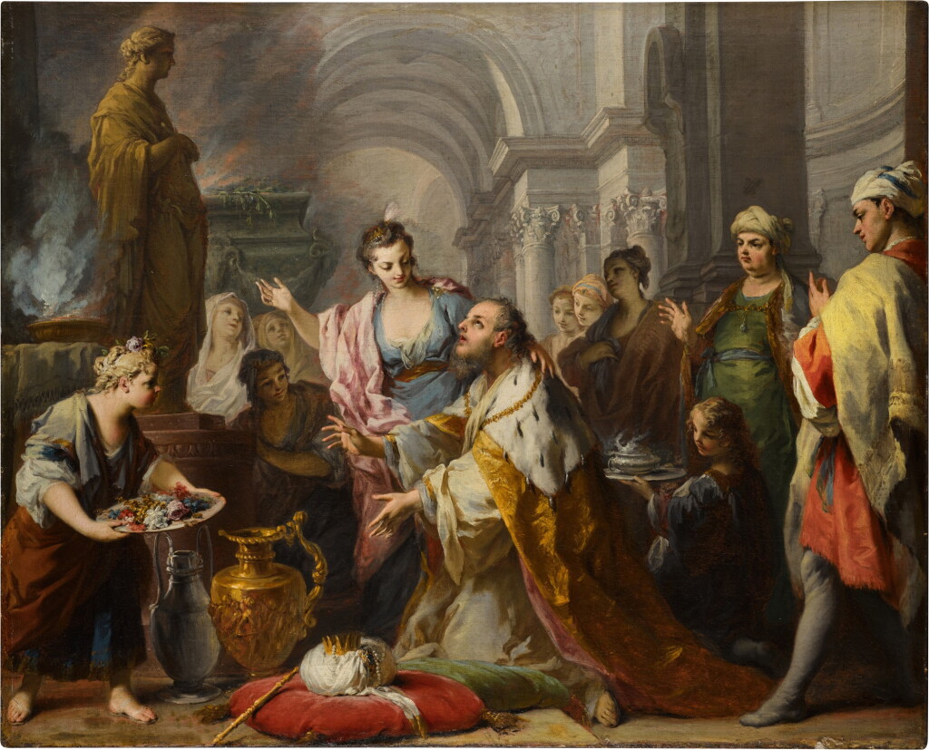 View full screen - View 1 of Lot 19. The Idolatry of Solomon.