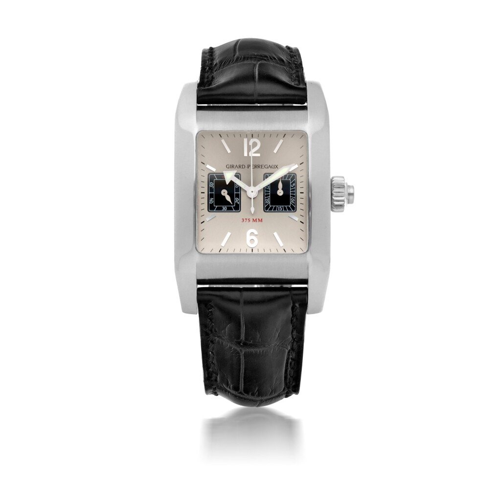 View full screen - View 1 of Lot 428. FERRARI 375 MM, REF 8050 LIMITED EDITION WHITE GOLD MONO PUSHER CHRONOGRAPH WRISTWATCH CIRCA 2002.