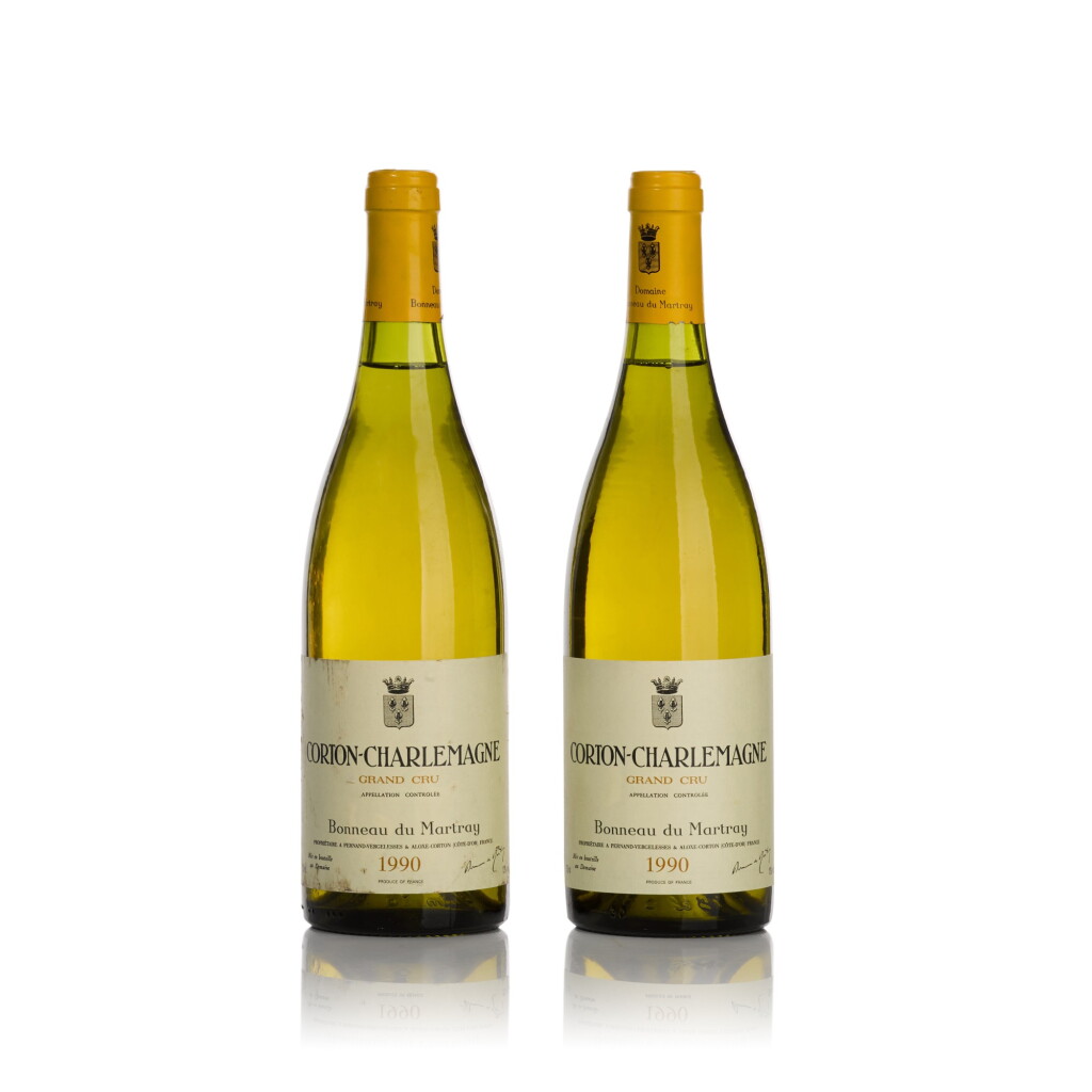 View full screen - View 1 of Lot 252. Corton Charlemagne 1990 Bonneau du Martray (2 BT).