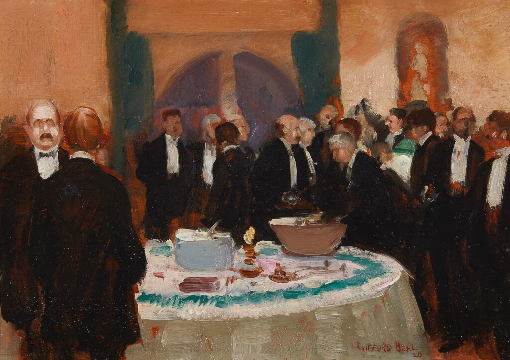 View full screen - View 1 of Lot 67. GIFFORD REYNOLDS BEAL | RECEPTION AT THE CENTURY CLUB.