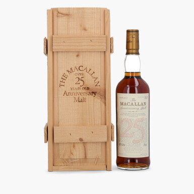 View full screen - View 1 of Lot 2020. The Macallan 25 Year Old Anniversary Malt 43.0 abv 1975 (1 Bottle 70cl).