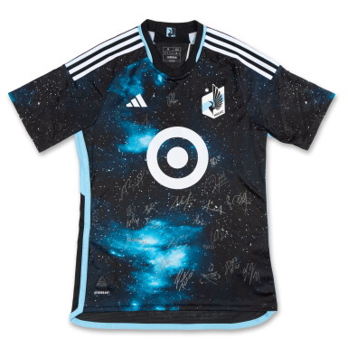 View full screen - View 1 of Lot 4. Team Signed Minnesota United FC Replica Jersey.