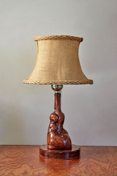 View full screen - View 1 of Lot 41. Table Lamp from the Hunter Hereford Ranch, Jackson Hole, Wyoming.