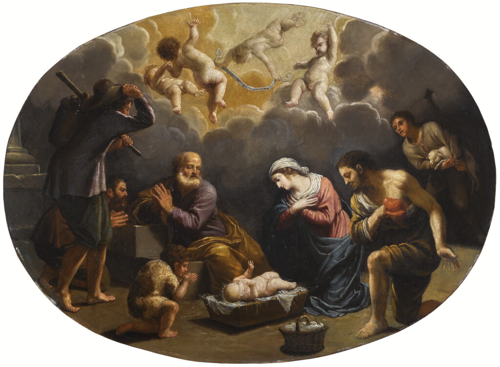 View full screen - View 1 of Lot 85. GIUSEPPE VERMIGLIO | The Adoration of the Shepherds.