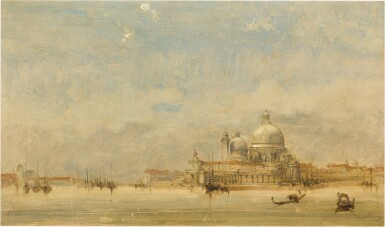 View full screen - View 1 of Lot 441. Venice, a view of the Basilica of Santa Maria della Salute.