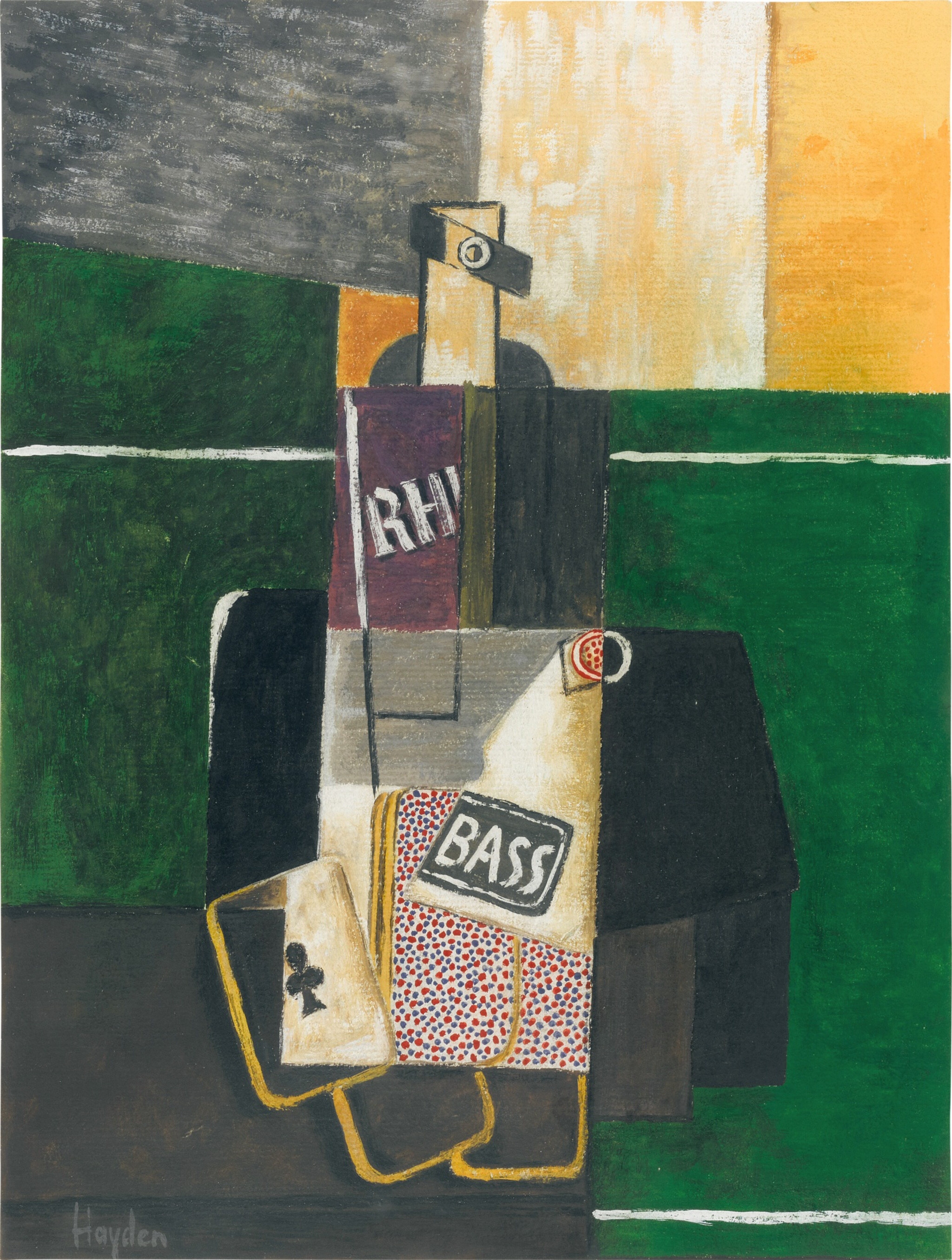 Henri Hayden Nature Morte L as De Pique Modern Day Auction henri-hayden-nature-morte-l-as-de-pique-modern-day-auction