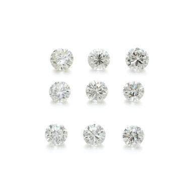 View full screen - View 1 of Lot 894. Collection of Unmounted Diamonds.