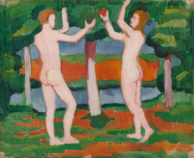 View full screen - View 1 of Lot 446. Adam und Eva (Adam and Eve).