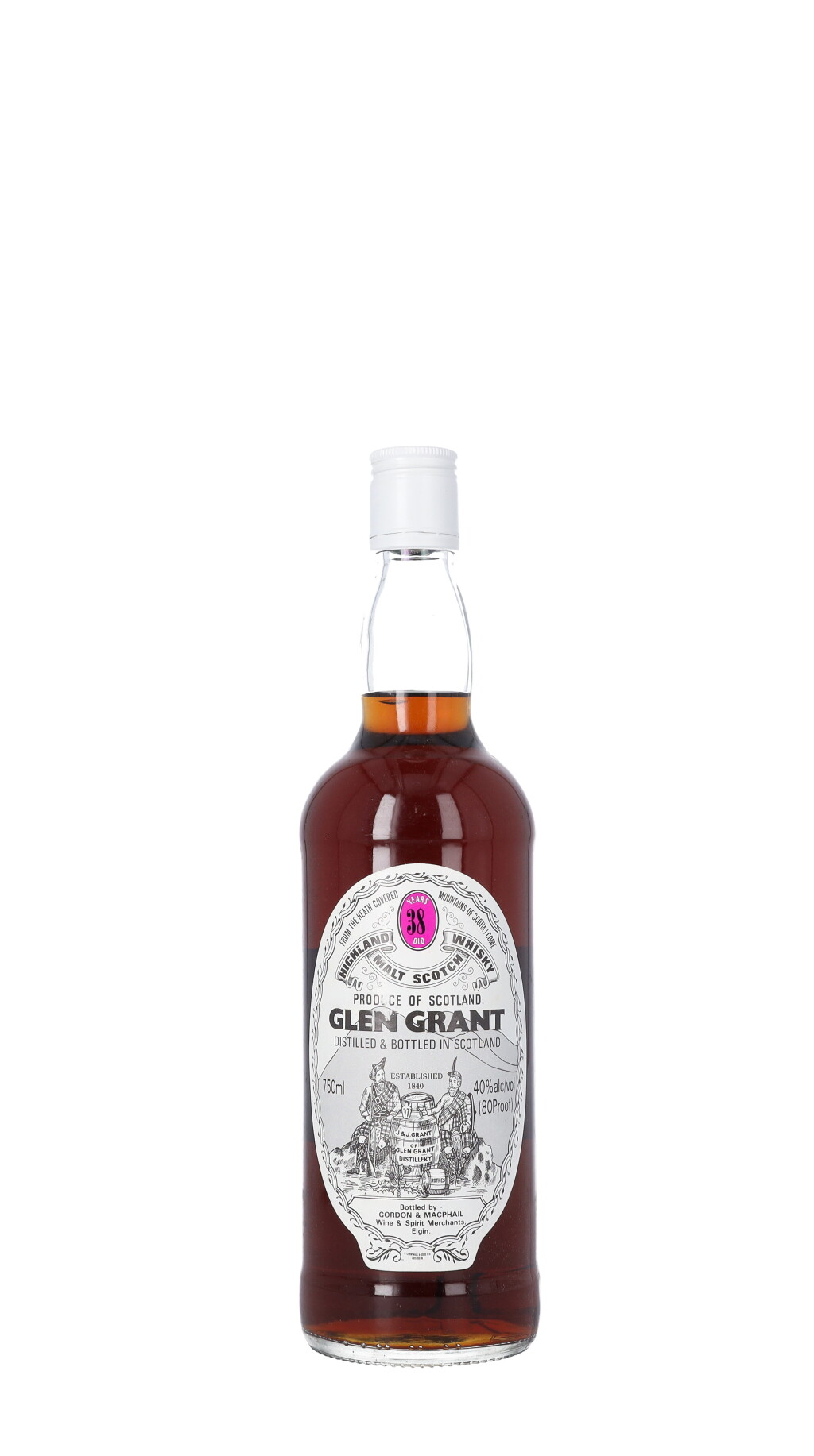 View full screen - View 1 of Lot 5526. Glen Grant Gordon & MacPhail 38 Year Old 40.0 abv NV (1 BT75).