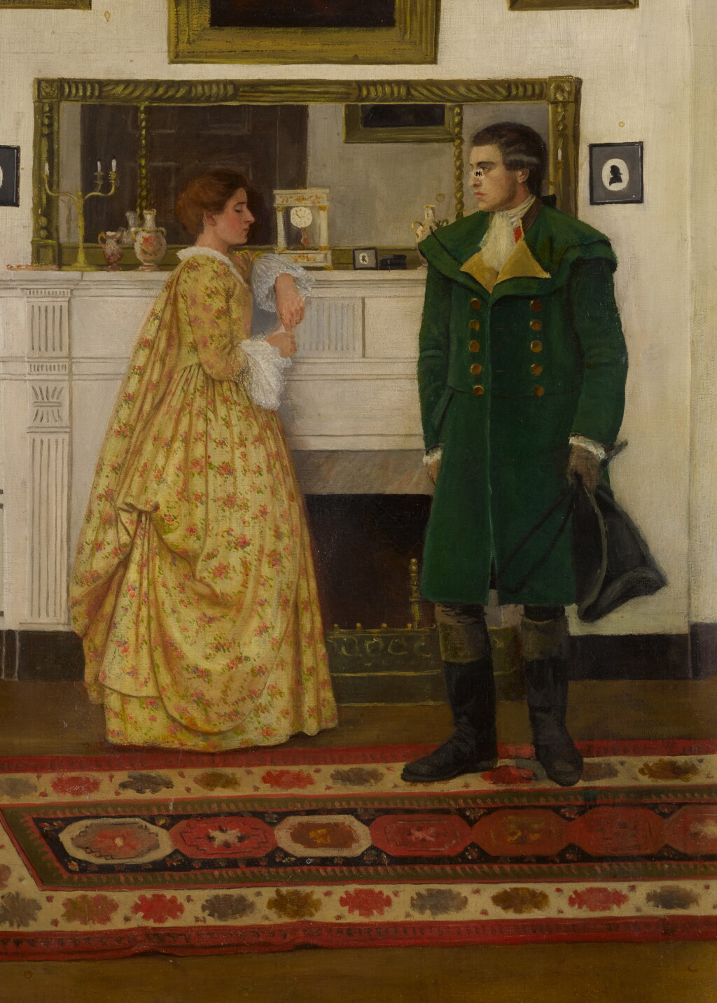 View full screen - View 1 of Lot 99. A Courting Couple.