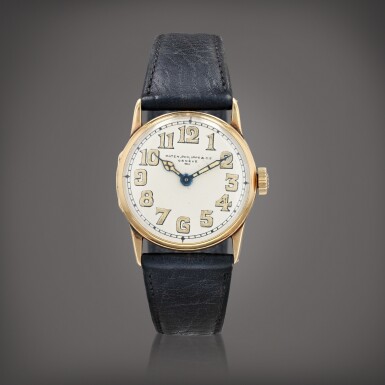 View full screen - View 1 of Lot 602. Montre bracelet en or jaune | Yellow gold wristwatch Vers 1875 | Circa 1875.