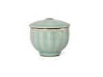 A Longquan celadon 'lotus' bowl and cover Song dynasty 宋 龍泉青釉蓮紋蓋盌