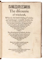 Reginald Scot | The discoverie of witchcraft, London, 1584, later calf tooled in period style, Sutherland copy