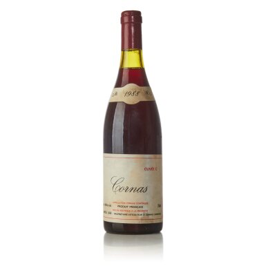 View full screen - View 1 of Lot 330. Cornas, Cuvée 'C' 1988 Marcel Juge (1 BT).