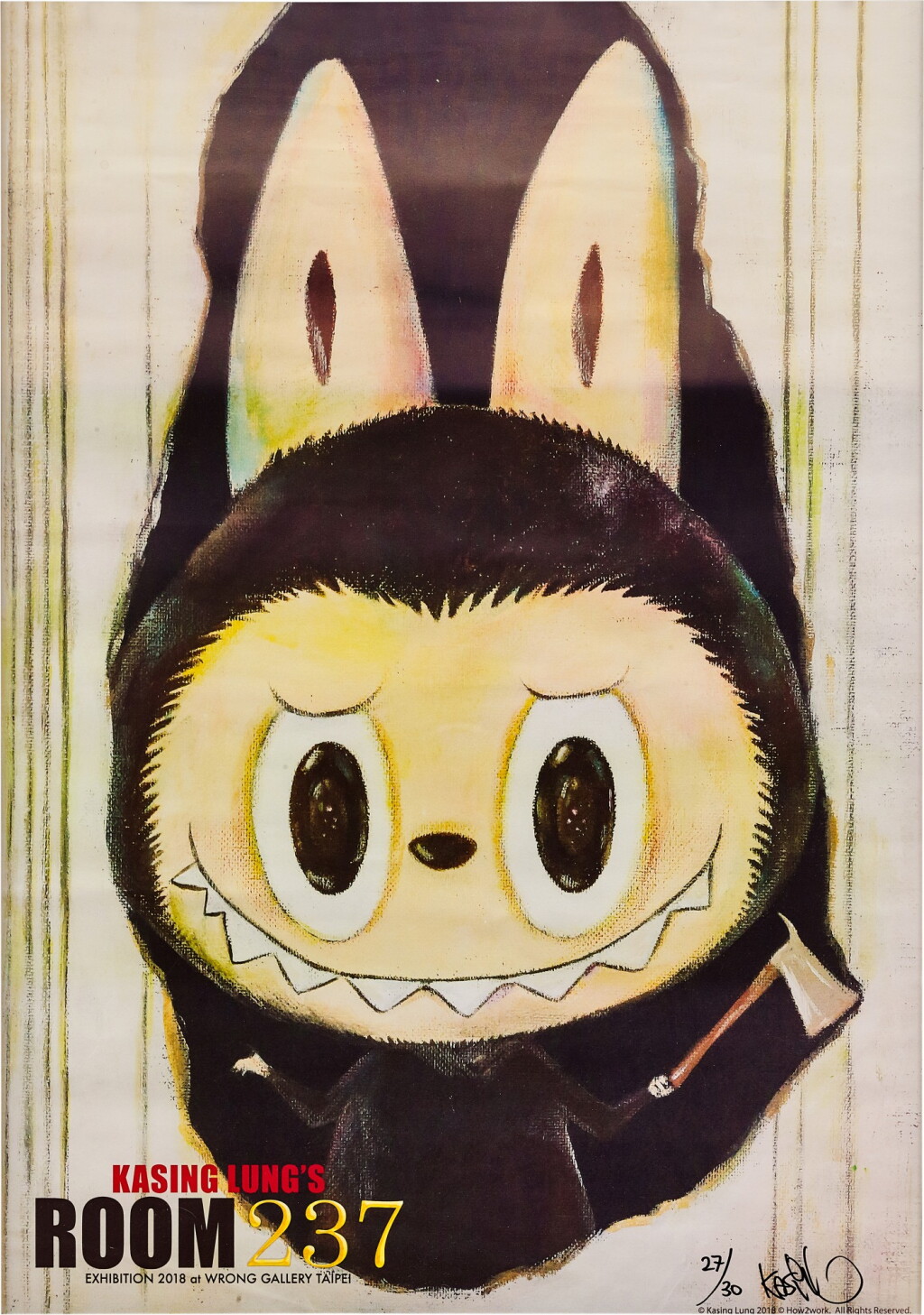 View full screen - View 1 of Lot 89. Kasing Lung's Room 237 Limited Edition Exhibition Poster | 「KASING LUNG'S ROOM 237」 限量展覽海報.