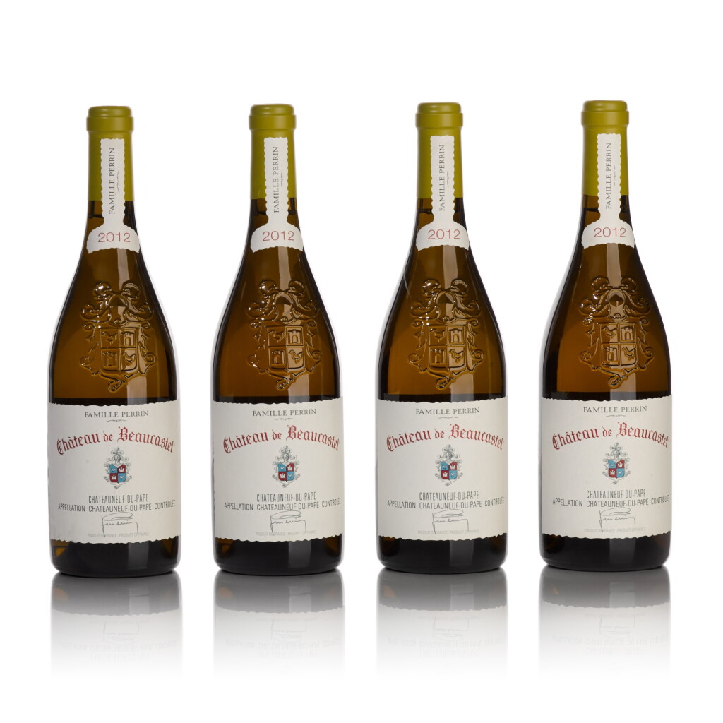 View full screen - View 1 of Lot 279. Château de Beaucastel Blanc 2012 Perrin (4 BT).