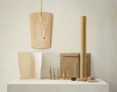 View full screen - View 1 of Lot 544. Wood from the Sahara (Still Life with Cutting Board).