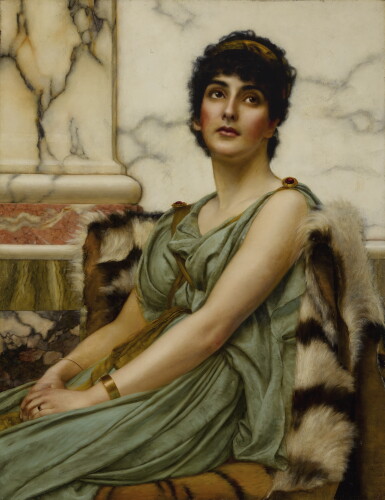 View full screen - View 1 of Lot 6. JOHN WILLIAM GODWARD, R.B.A. | A CLASSICAL BEAUTY.