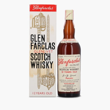 View full screen - View 1 of Lot 2067. Glenfarclas-Glenlivet 12 Year Old 104 Proof NV (1 Bottle 4/5 Quart).