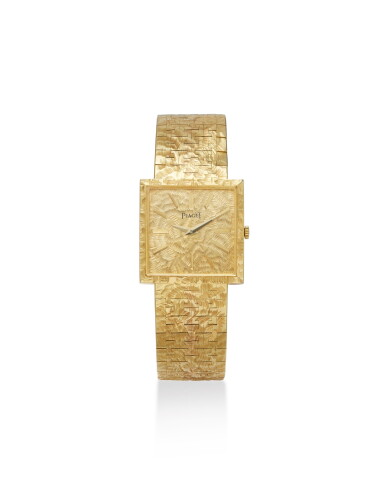 View full screen - View 1 of Lot 1920. Reference 901 A35 A yellow gold bracelet watch, Circa 1985.