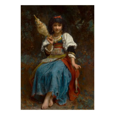 View full screen - View 1 of Lot 5. ETIENNE ADOLPHE PIOT | THE FAIR SPINNER .