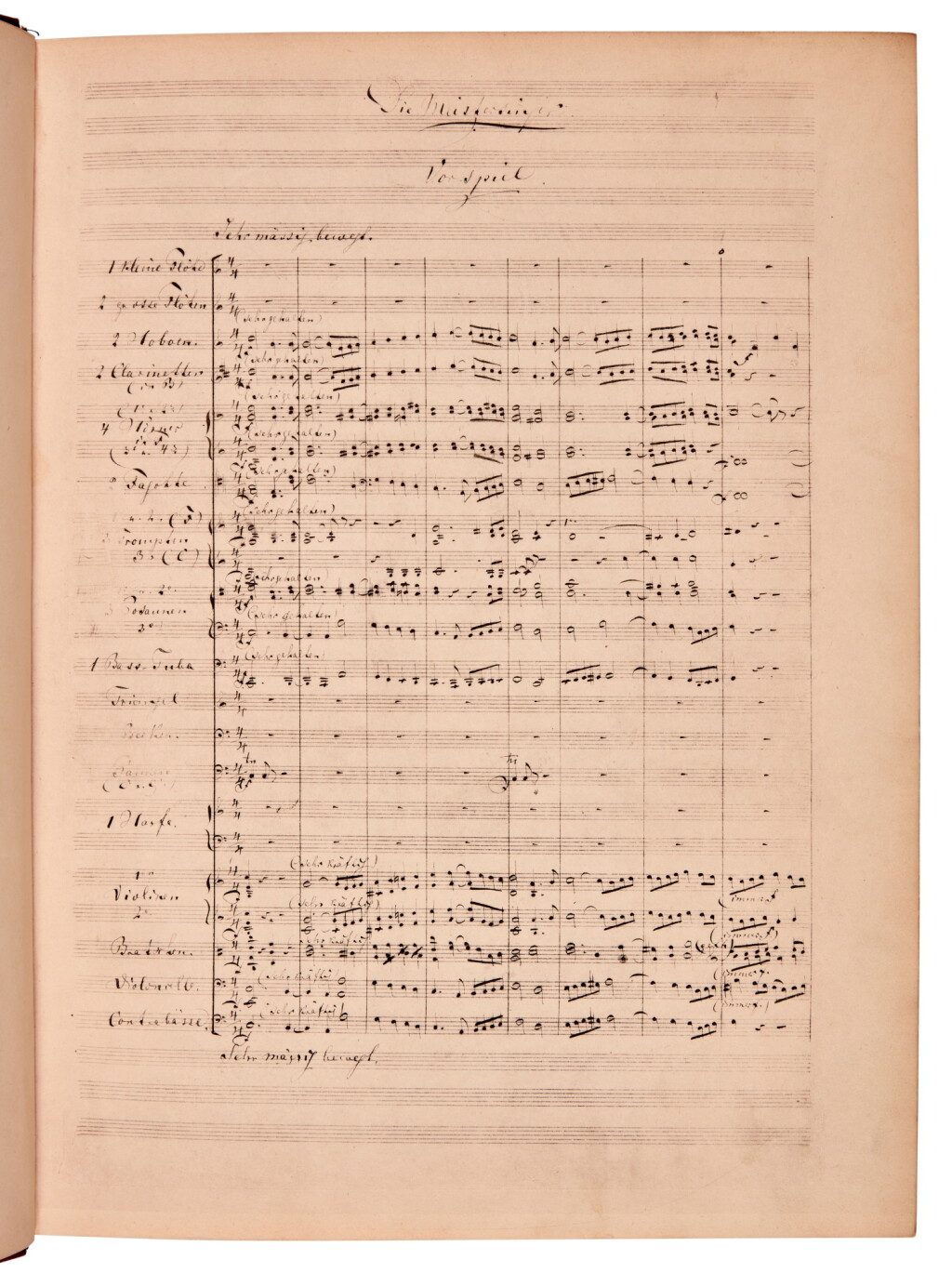 View full screen - View 1 of Lot 91. Richard Wagner. Fine facsimiles of "Tristan und Isolde" and "Die Meistersinger", 1923 and 1922 .