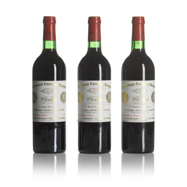View full screen - View 1 of Lot 385. Château Cheval Blanc 1975 (12 BT).