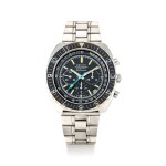 ZENITH | EL PRIMERO SUBSEA, REFERENCE 01-0150-415 A STAINLESS STEEL CHRONOGRAPH WRISTWATCH WITH DATE AND BRACELET, CIRCA 1970