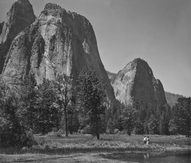 View full screen - View 1 of Lot 54. Cathedral Rocks, Yosemite Valley.