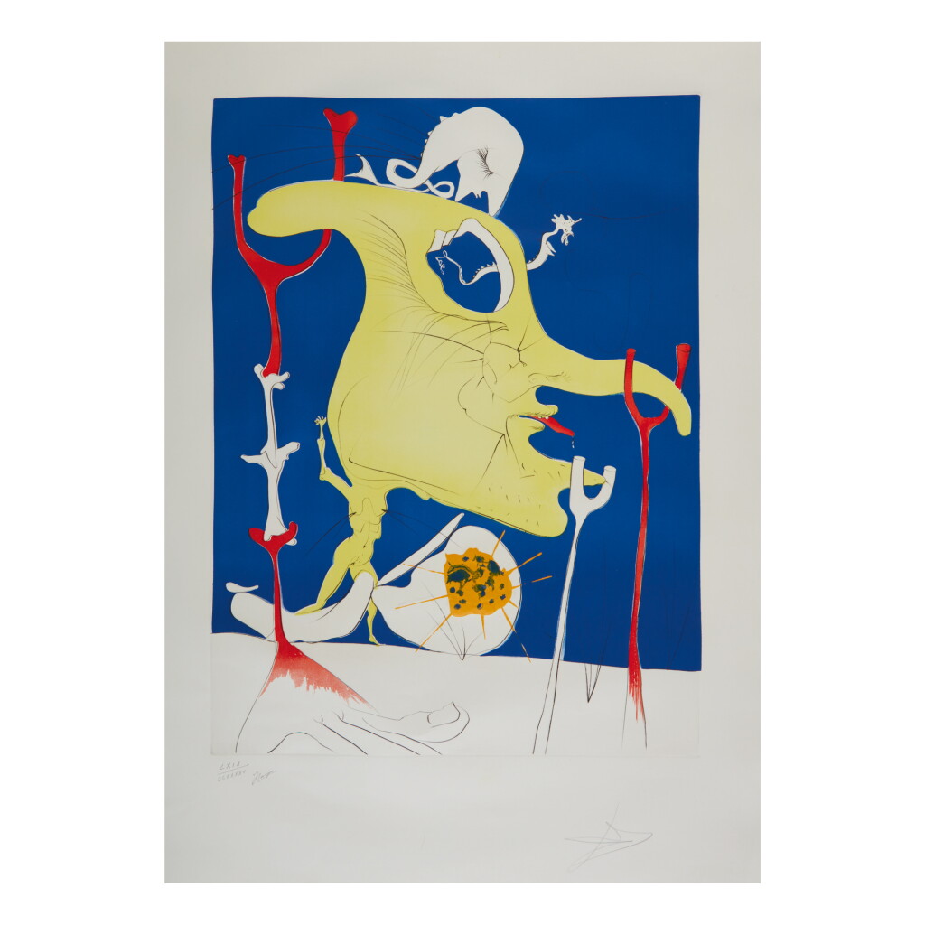 View full screen - View 1 of Lot 95. SALVADOR DALÍ | LA CONQUÊTE DU COSMOS II (M. & L. 641, 645-6, 650-2; F. 74-12).