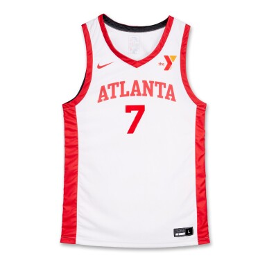 View full screen - View 1 of Lot 31. Nikola Đurišić Atlanta Hawks 2024 NBA Summer League Game Issued Jersey .
