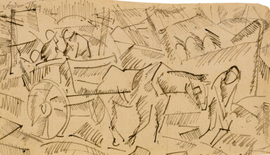 View full screen - View 1 of Lot 57. FERNAND LÉGER | VERDUN, LES SOLDATS EN DÉPLACEMENT.