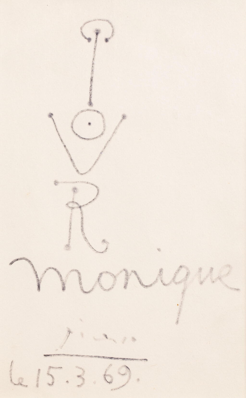 View full screen - View 1 of Lot 1139. Les quatre petites filles. Gallimard, 1969. Envoi autographe calligraphié..