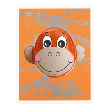 View full screen - View 1 of Lot 235. JEFF KOONS | MONKEY TRAIN (ORANGE).