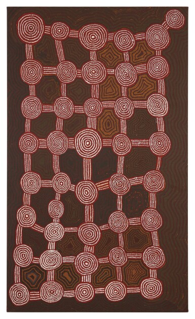 View full screen - View 1 of Lot 16. POSSUM DREAMING AT WAPINTJA, 1989.