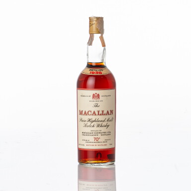View full screen - View 1 of Lot 6192. Macallan Glenlivet Gordon & MacPhail 70 proof 1936 (1 BT70).