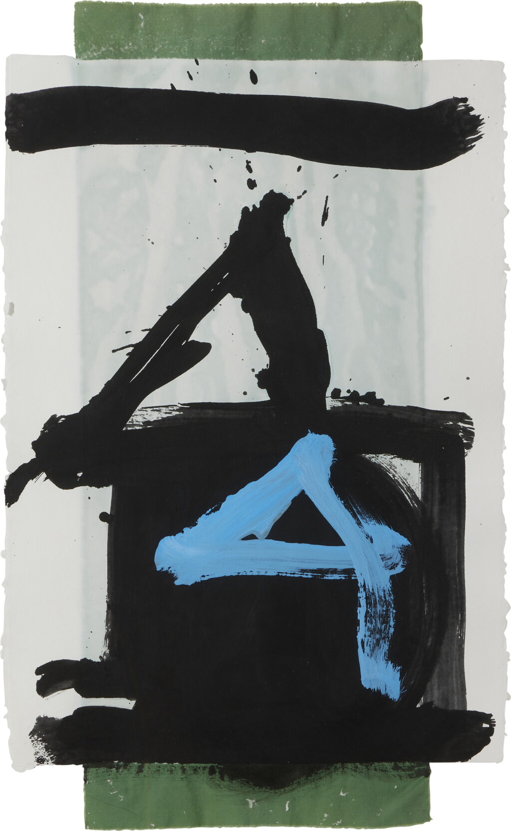 View full screen - View 1 of Lot 116. Untitled (In Black with Blue "4").