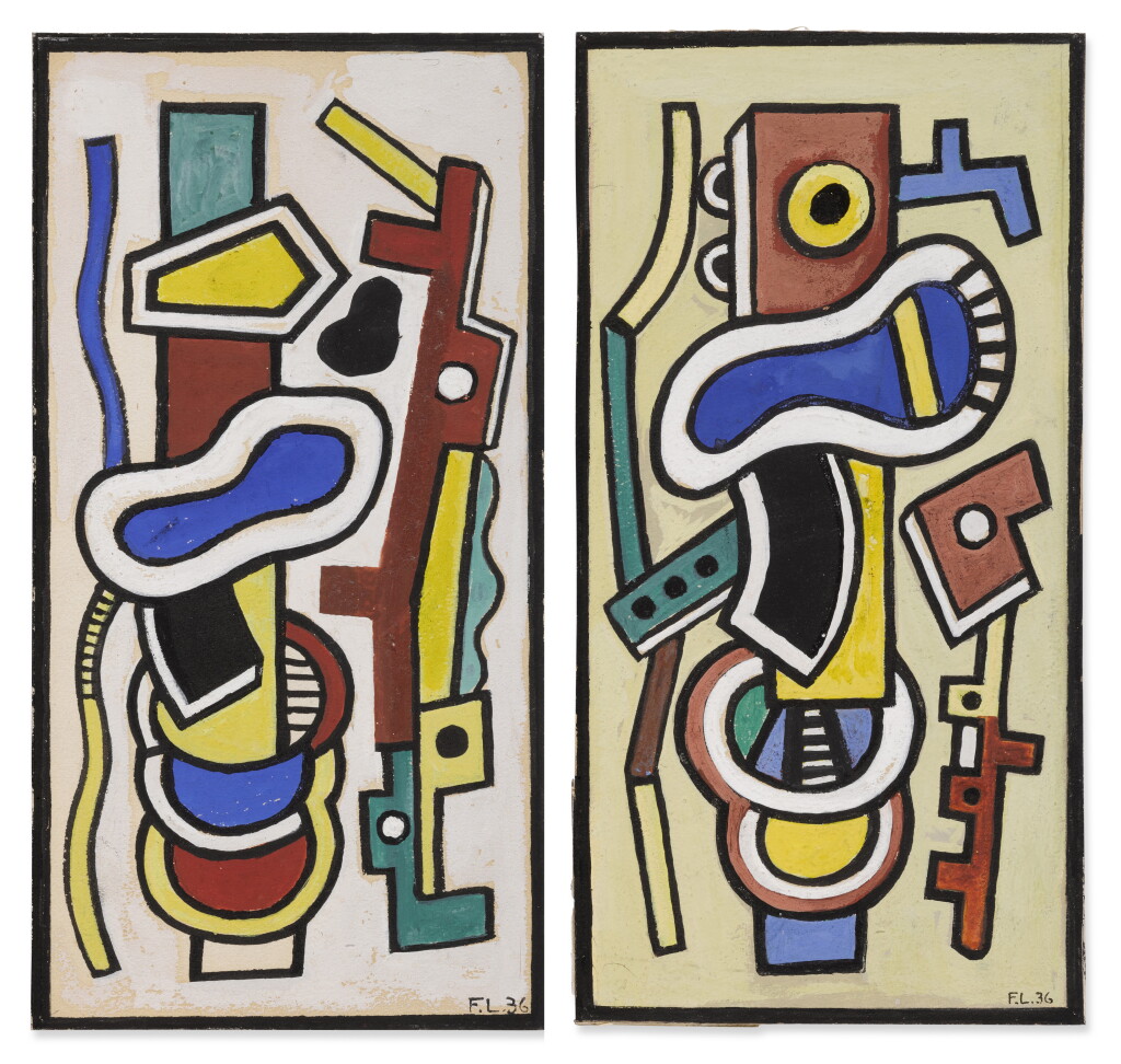 View full screen - View 1 of Lot 130. Abstractions: Two Works.