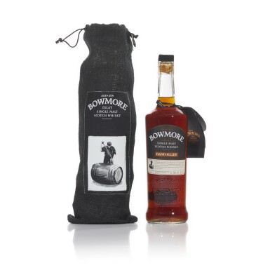 View full screen - View 1 of Lot 114. Bowmore Hand-Filled Single Cask 56.2 abv 1996 (1 BT70).