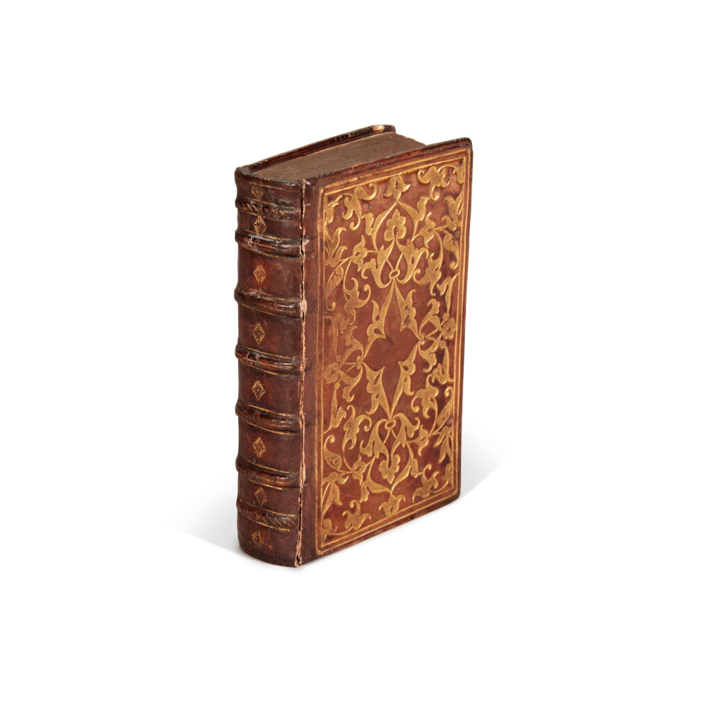 View full screen - View 1 of Lot 1056. Cicero, Epistolae ad Atticum, ad M. Brutum, ad Quintum fratrem, Paris, 1544, contemporary French gilt panel-stamped calf .