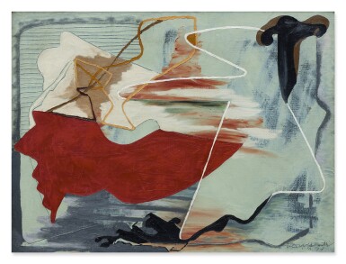 View full screen - View 1 of Lot 194. Untitled (Virgin Island Landscape with Brown Shell).