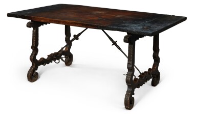View full screen - View 1 of Lot 139. A SPANISH WALNUT CENTRE TABLE, 17TH CENTURY.