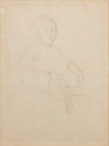 View full screen - View 1 of Lot 257. Jeune Fille assise (Jacqueline Matisse ?) I Jeune Fille assise (Jacqueline Matisse ?).