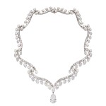 Diamond Pendent Necklace, Necklace by Harry Winston, 1960 | 海瑞溫斯頓 鑽石 項鏈 配 8.02克拉 梨形 D色 內部無瑕 鑽石 掛墜, 1960年