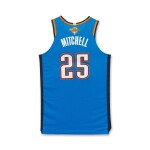 Ajay Mitchell Oklahoma City Thunder 2025-2026 NBA Tip-Off Game Worn Icon Edition Jersey | Ring Night | 2024-25 Championship Patch