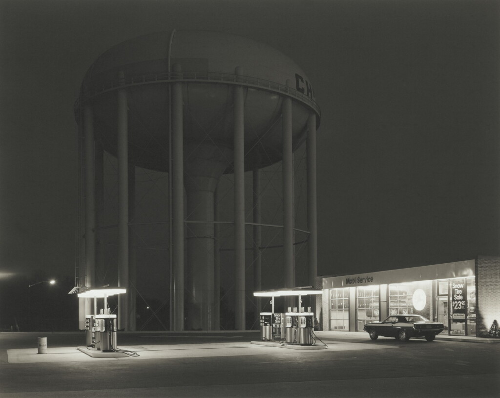 View full screen - View 1 of Lot 46. GEORGE TICE | PETIT'S MOBIL STATION.