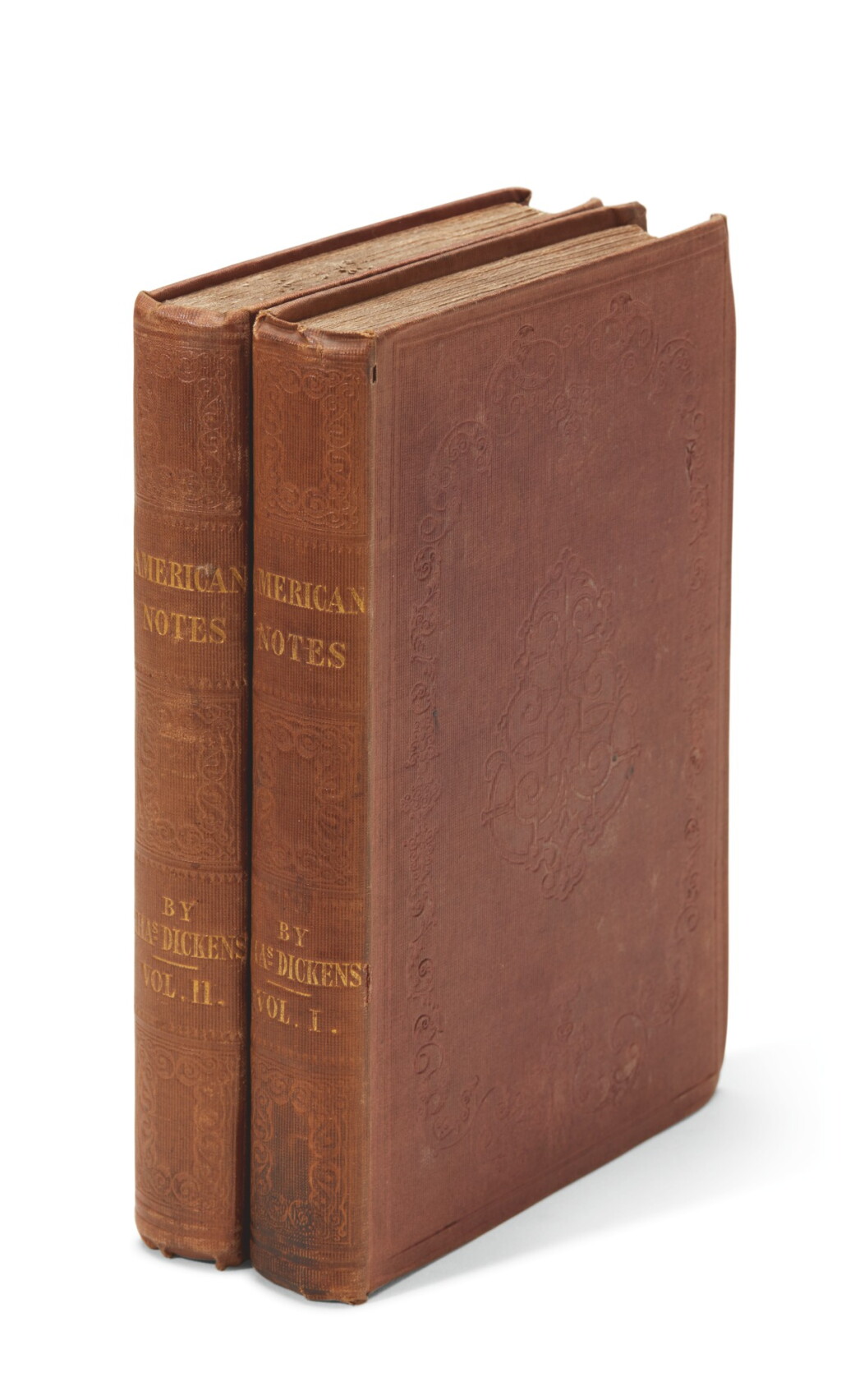 View full screen - View 1 of Lot 85. Dickens, American Notes for General Circulation, 1842, first edition.