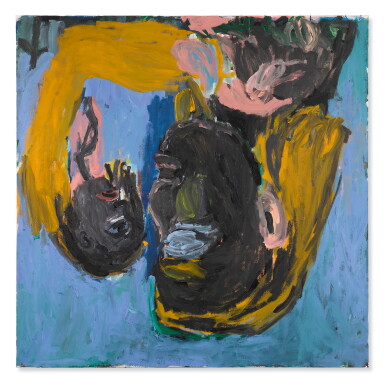 View full screen - View 1 of Lot 135. GEORG BASELITZ | MUTTER UND KIND (MOTHER AND CHILD).