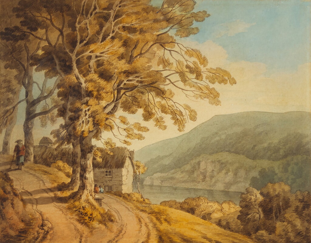 View full screen - View 1 of Lot 609. JOHN WHITE ABBOTT | Greenaway on the River Dart, Devon.